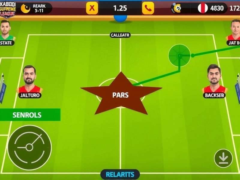 Kabaddi Supreme League regional tournament map